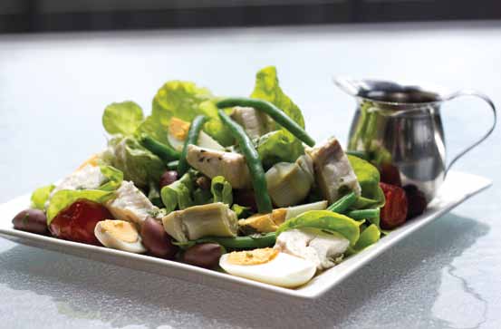 White’s Swordfish with Artichoke Salad