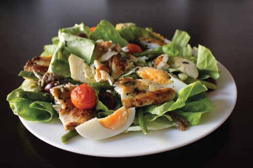 White’s Grilled Dory Fillets with Artichoke Salad Nicoise