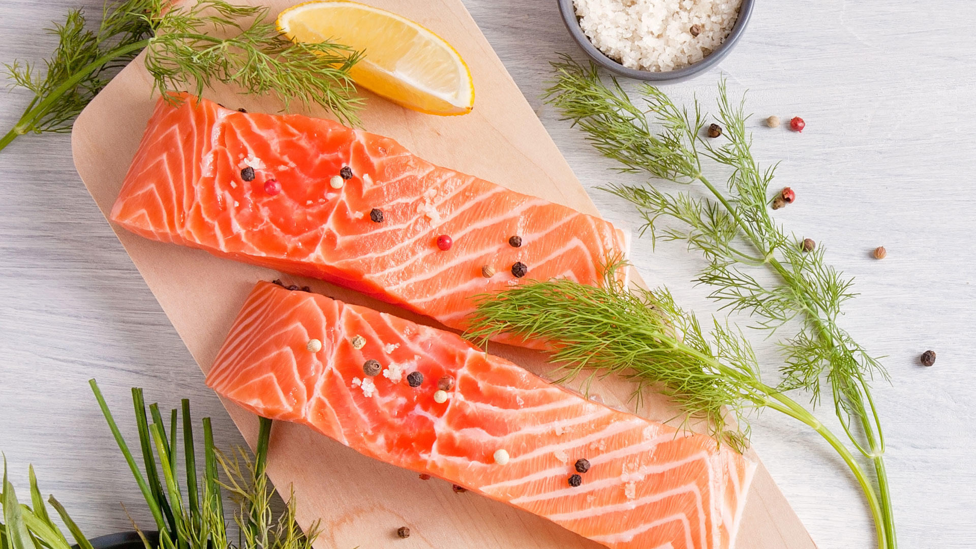 Fresh salmon featured by White Fisheries
