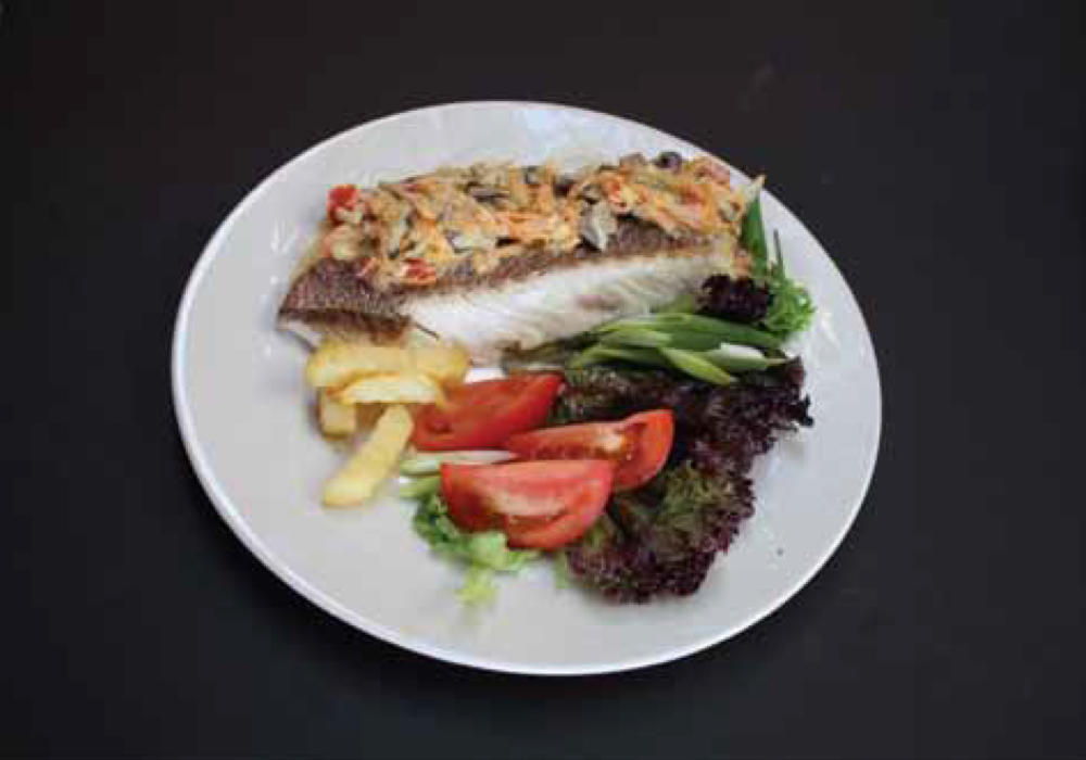 Pan Fried Snapper with Creamy Sauce